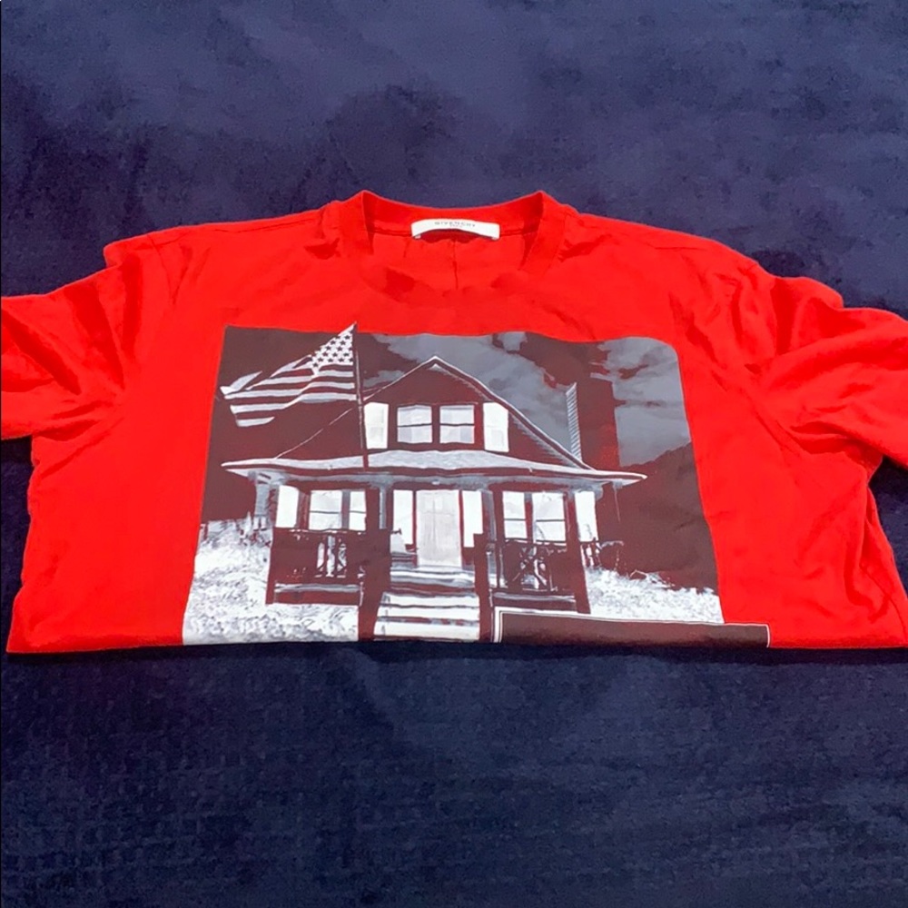 Givenchy red LA House shirt men’s size XL-Flash sale!!!!!!!